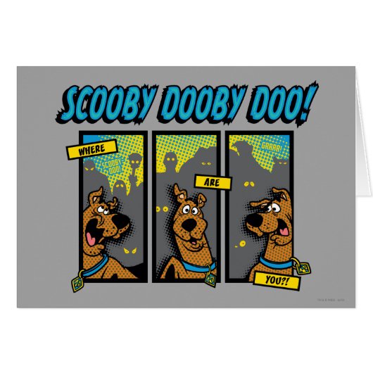 Scooby-Doo Where Are You Comic Panels Cards (Front Horizontal)