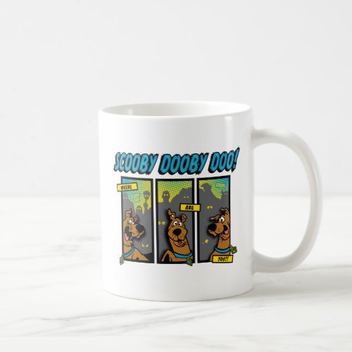 Scooby_Doo Where Are You Comic Panels Coffee Mug