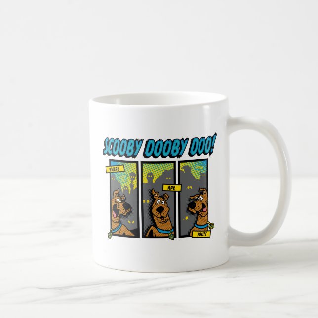 Scooby-Doo Where Are You Comic Panels Coffee Mug (Right)