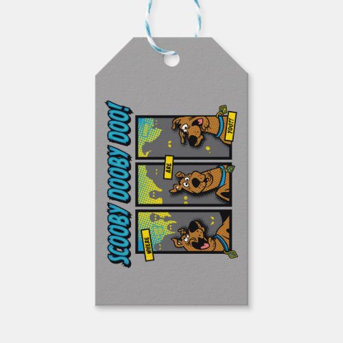 Scooby_Doo Where Are You Comic Panels Gift Tags