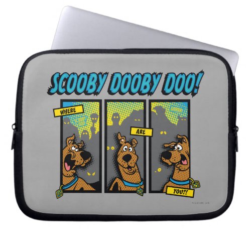 Scooby_Doo Where Are You Comic Panels Laptop Sleeve