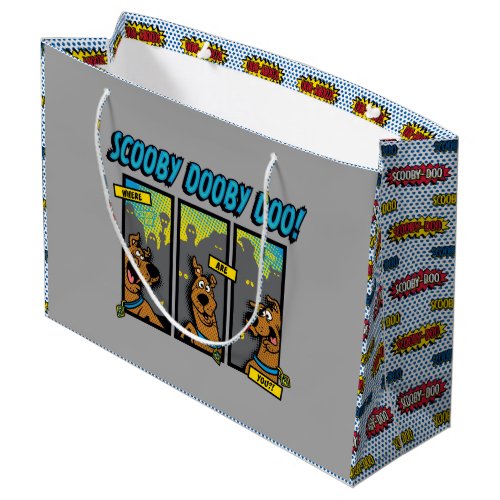 Scooby_Doo Where Are You Comic Panels Large Gift Bag