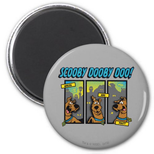 Scooby_Doo Where Are You Comic Panels Magnet