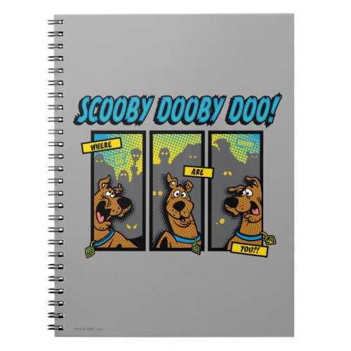 Scooby_Doo Where Are You Comic Panels Notebook
