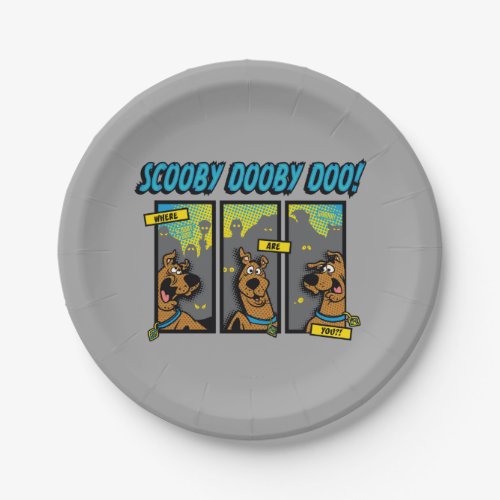 Scooby_Doo Where Are You Comic Panels Paper Plates