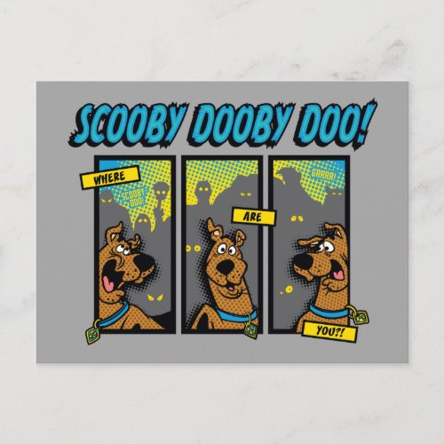 Scooby_Doo Where Are You Comic Panels Postcard