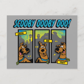 Scooby-Doo Where Are You Comic Panels Postcard