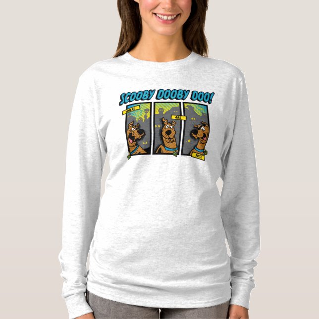 Scooby-Doo Where Are You Comic Panels T-Shirt (Front)
