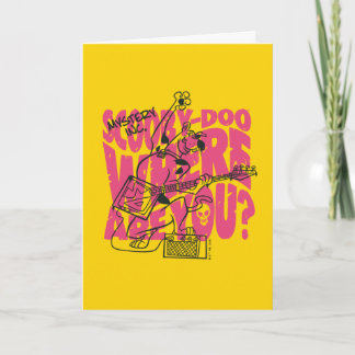 Scooby-Doo Where Are You Punk Guitar Riff Card