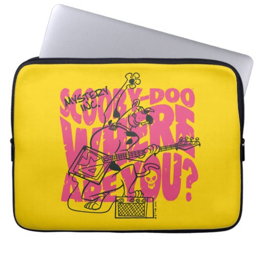 Scooby_Doo Where Are You Punk Guitar Riff Laptop Sleeve