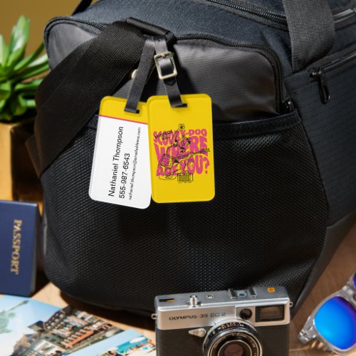 Scooby_Doo Where Are You Punk Guitar Riff Luggage Tag