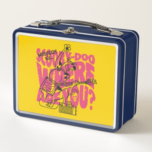 Scooby_Doo Where Are You Punk Guitar Riff Metal Lunch Box