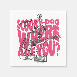 Scooby-Doo Where Are You Punk Guitar Riff Napkins