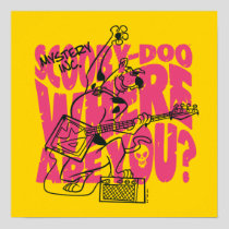 Scooby-Doo Where Are You Punk Guitar Riff Poster