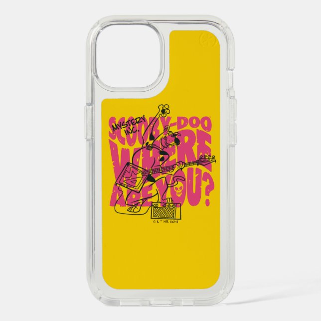 Scooby-Doo Where Are You Punk Guitar Riff Speck iPhone Case (Front)