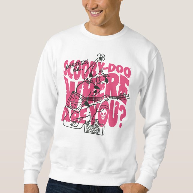 Scooby-Doo Where Are You Punk Guitar Riff Sweatshirt (Front)