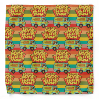 Scooby-Doo | "Where Are You?" Retro Cartoon Van Bandana