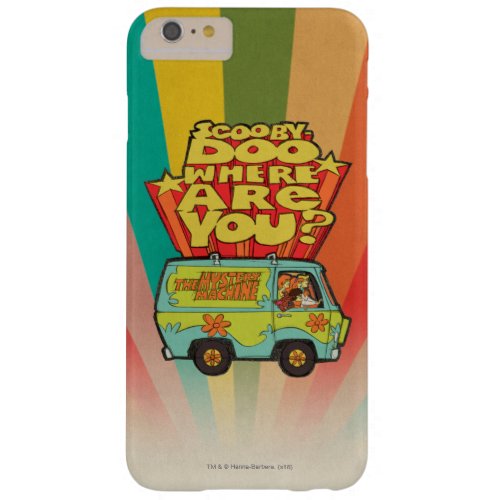 Scooby_Doo  Where Are You Retro Cartoon Van Barely There iPhone 6 Plus Case