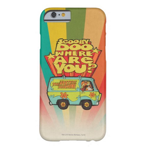 Scooby_Doo  Where Are You Retro Cartoon Van Barely There iPhone 6 Case