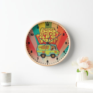 Scooby-Doo | "Where Are You?" Retro Cartoon Van Clock