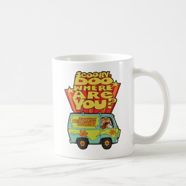 Scooby-Doo | "Where Are You?" Retro Cartoon Van Coffee Mug (Right)