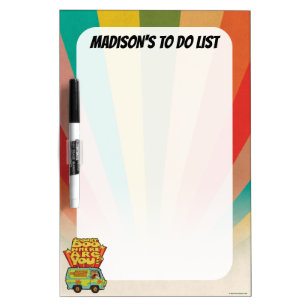 Scooby-Doo   "Where Are You?" Retro Cartoon Van Dry-Erase Board