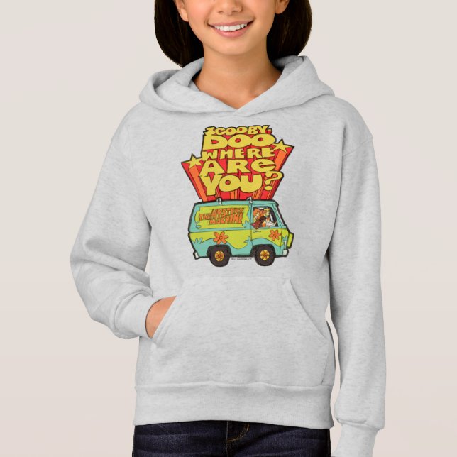 Scooby-Doo | "Where Are You?" Retro Cartoon Van Hoodie (Front)