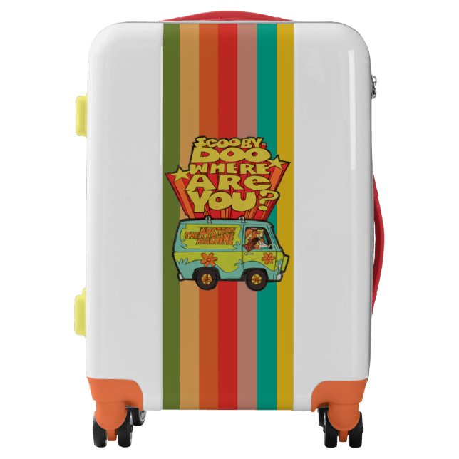 Scooby-Doo | "Where Are You?" Retro Cartoon Van Luggage (Front)
