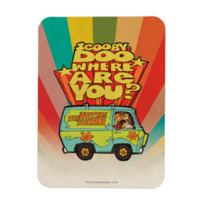 Scooby-Doo | "Where Are You?" Retro Cartoon Van Magnet