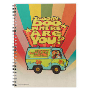 Scooby-Doo "Where Are You?" Retro Cartoon Van Notebook