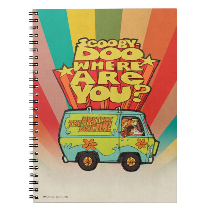 Download Scooby-Doo | "Where Are You?" Retro Cartoon Van Notebook ...