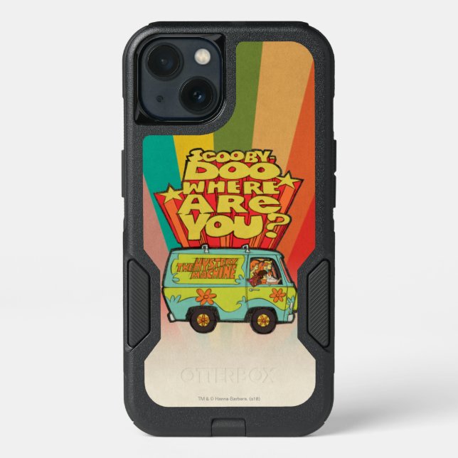Scooby-Doo | "Where Are You?" Retro Cartoon Van Otterbox iPhone Case (Back)