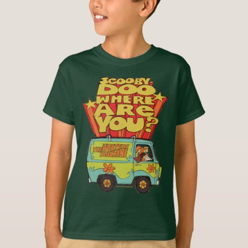 Scooby_Doo  Where Are You Retro Cartoon Van T_Shirt