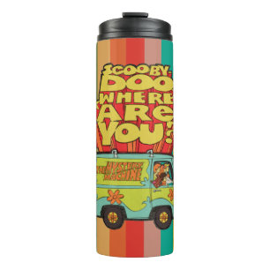 Scooby-Doo "Where Are You?" Retro Cartoon Van Thermal Tumbler