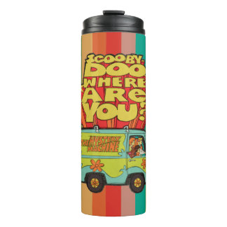 Scooby-Doo | "Where Are You?" Retro Cartoon Van Thermal Tumbler