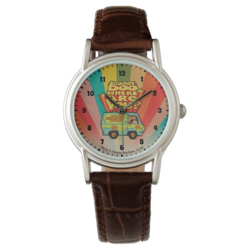 Scooby_Doo  Where Are You Retro Cartoon Van Watch