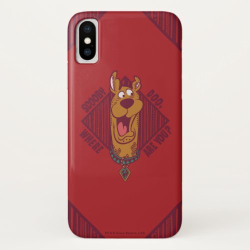 Scooby_Doo Where Are You Tribal Graphic iPhone X Case