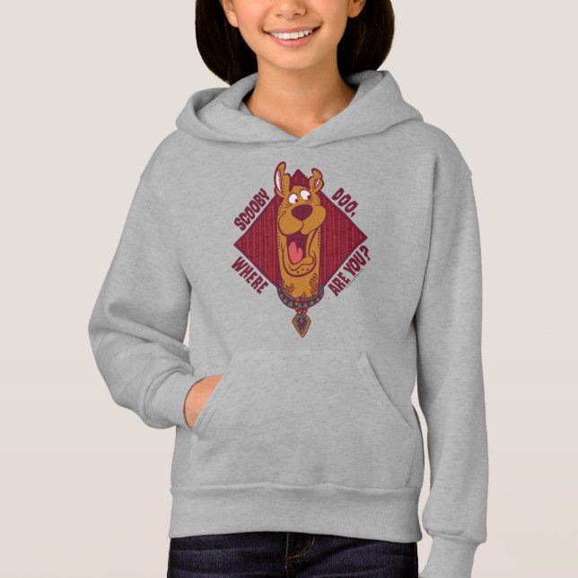 Scooby-Doo Where Are You Tribal Graphic Hoodie (Front)