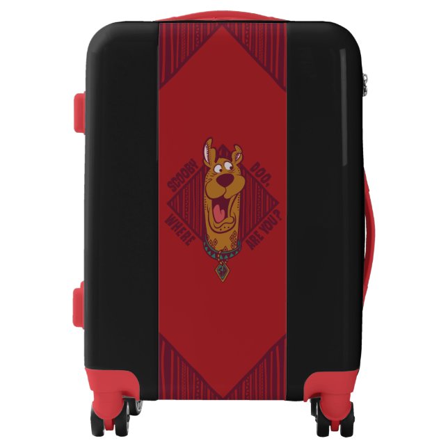 Scooby-Doo Where Are You Tribal Graphic Luggage (Front)