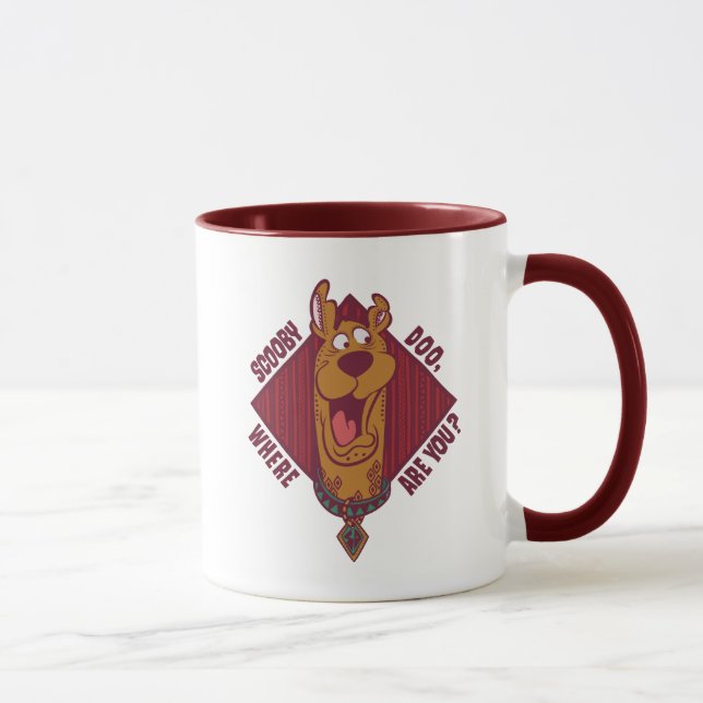 Scooby-Doo Where Are You Tribal Graphic Mug (Right)