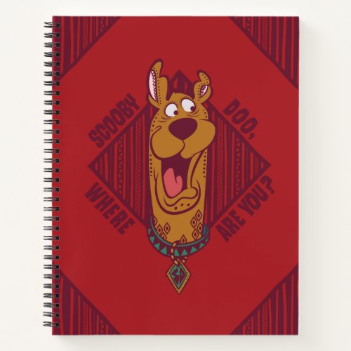 Scooby_Doo Where Are You Tribal Graphic Notebook