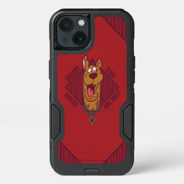 Scooby-Doo Where Are You Tribal Graphic Otterbox iPhone Case (Back)