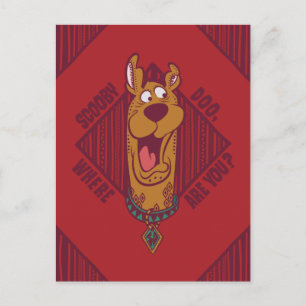 Scooby-Doo Where Are You Tribal Graphic Postcard