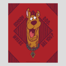Scooby-Doo Where Are You Tribal Graphic Poster