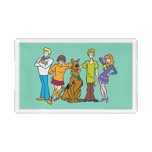 Scooby_Doo  Whole Gang 14 Mystery Inc Acrylic Tray