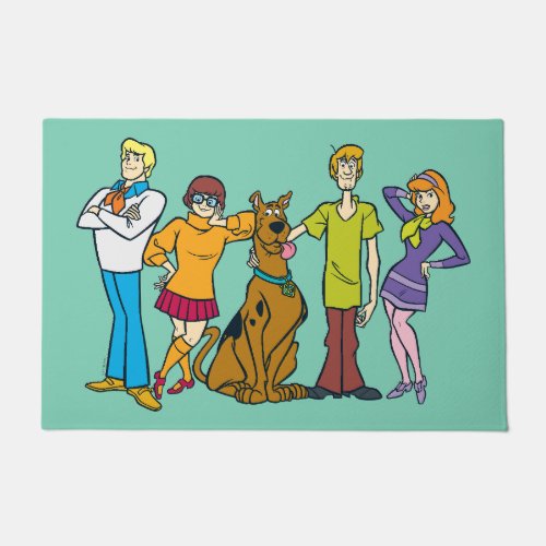 Scooby_Doo  Whole Gang 14 Mystery Inc Doormat