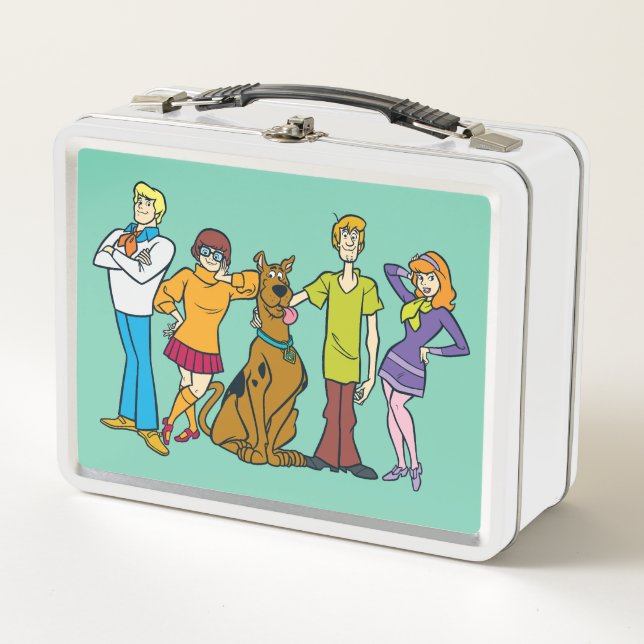 Scooby-Doo | Whole Gang 14 Mystery Inc Metal Lunch Box (Front)