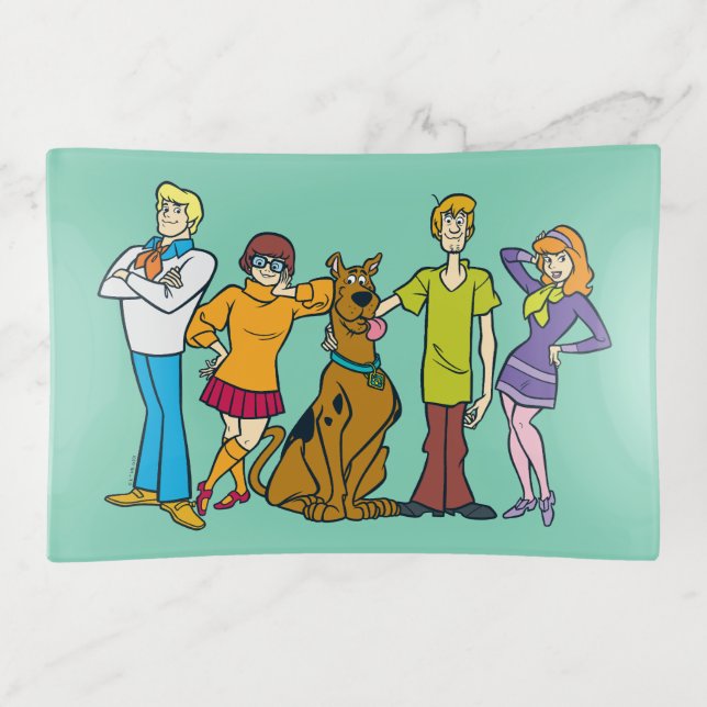 Scooby-Doo | Whole Gang 14 Mystery Inc Trinket Tray (Front)