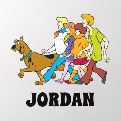 Scooby_Doo  Whole Gang 18  Add Your Name Wall Decal