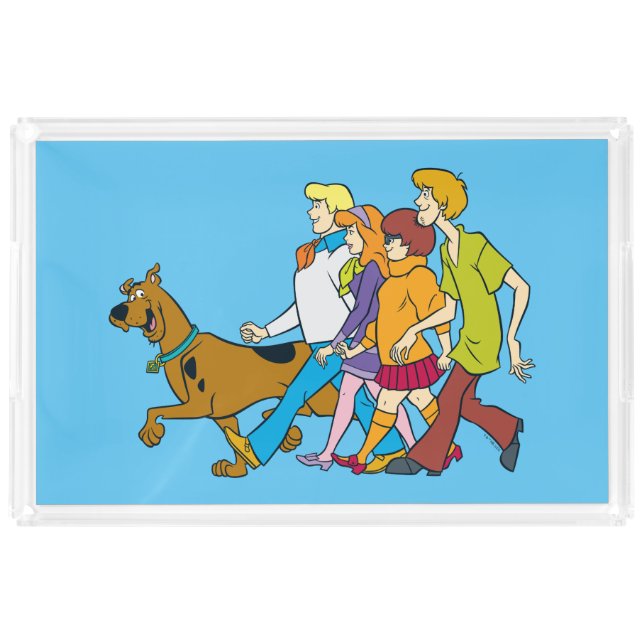 Scooby-Doo | Whole Gang 18 Mystery Inc Acrylic Tray (Front)